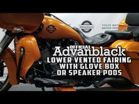 
              Advanblack - LOWER VENTED FAIRINGS 6.5' SPEAKER PODS FIT 2014+ HARLEY DAVIDSON TOURING
            