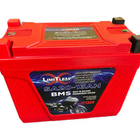 LIMITLESS LITHIUM - BATTERIES - Shake Awake 20 Case 13AH Smart Motorcycle battery