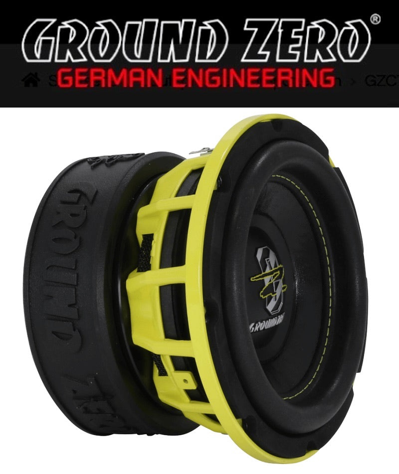Ground Zero - 165SPL 16 cm High-Quality SPL Subwoofer 1000WSPL| Maverick's Motorsports