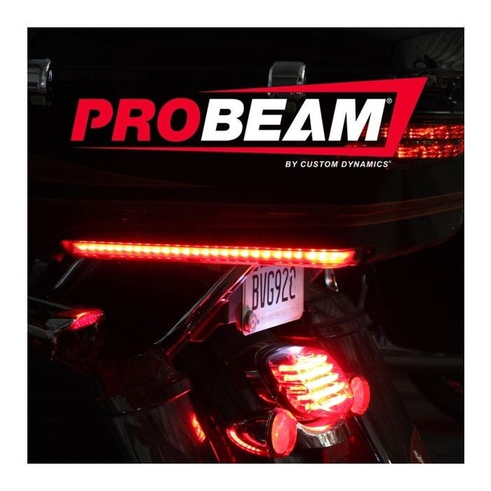 Custom Dynamics - BAG LIGHTS - PROBEAM® RUN, BRAKE & TURN LED TOUR PAK ARMS  FOR 2014-2020 HARLEY-DAVIDSON® MODELS