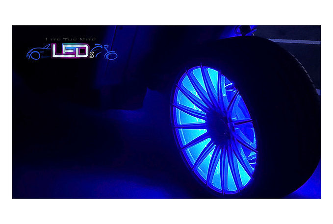 LITE THE NITE LED - (1R322) 2022R Black out chase three strip wheel ring kit. (9 Strips)
