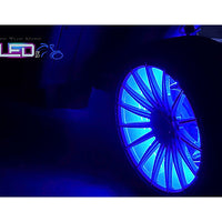 LITE THE NITE LED - (8G322) 2022R Clear Chase 3 strip wheel ring kit (9 strips)