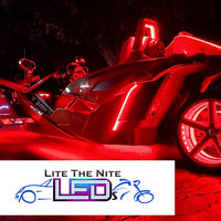 LITE THE NITE LED - (1R3) Black Out Chase Three Strip Wheel Ring Kit (9 strips)