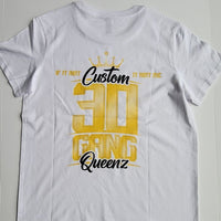 30 Gang Custom Kingz Apparel - MENS 30 Gang Block Tee-  Yellow and Black