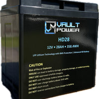 VAULT HARLEY DAVIDSON 28 AH LITHIUM BATTERY- MUST CALL TO ORDER**