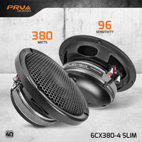 
              PRV 6CX380-4 SLIM -2-WAY FULLRANGE 6.5" PRO AUDIO COAXIAL
            