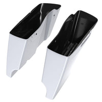 
              Advanblack - ADVANBLACK CRUSHED ICE PEARL DUAL CUTOUT STRETCHED EXTENDED SADDLEBAG BOTTOMS FOR 2014+ HARLEY DAVIDSON TOURING
            