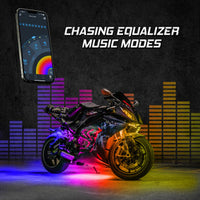 XKGLOW - ADDRESSABLE LED MOTORCYCLE ACCENT LIGHT KITS | XKALPHA APP CONTROLLED