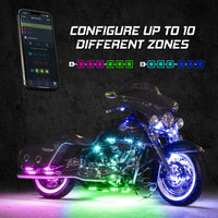 
              XKGLOW - ADDRESSABLE LED MOTORCYCLE ACCENT LIGHT KITS | XKALPHA APP CONTROLLED
            