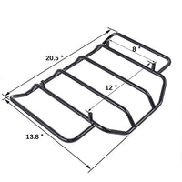 Advinblack - BLACK AIR WING TOUR-PAK PACK LUGGAGE RACK FOR HARLEY TOUR PACK