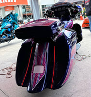 
              DIRTYBIRD CONCEPTS - REAR END SET - Harley Really Loud Street Sweeper 8″ & 10″ Audio Bags Ass End With 2014 To 2022
            