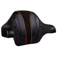 Advanblack - COBRA WRAP AROUND BACKREST PAD WITH CUSTOM STITCHING FOR 2014-LATER HARLEY TOURING KING TOUR PACK