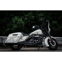 Advanblack - EL SUENO AIRBRUSHED STRETCHED EXTENDED SIDE COVER PANNEL FOR 2014+ HARLEY DAVIDSON TOURING