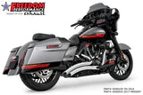 FREEDOM PERFORMANCE EXHAUST - HARLEY TOURING SHARP CURVE RADIUS SCALLOP CUT 1995-PRESENT PART#: HD00228