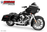 FREEDOM PERFORMANCE EXHAUST - HARLEY TOURING 2-INTO-1 TURNOUT/SIDEDUMP FULL SYSTEM BUNDLE (FPE STOCK CHECK) PART#: HD00847