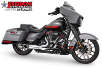 
              FREEDOM PERFORMANCE EXHAUST - HARLEY TOURING 2-INTO-1 TURNOUT/SIDEDUMP FULL SYSTEM BUNDLE (FPE STOCK CHECK) PART#: HD00847
            