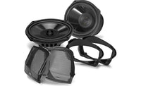 
              BOSS Audio BHD98 Saddlebag Kit 6"x9" saddlebag speakers for select 1998-2013 Harley-Davidson Road Glide and Street Glide models
            