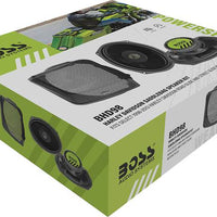 BOSS Audio BHD98 Saddlebag Kit 6"x9" saddlebag speakers for select 1998-2013 Harley-Davidson Road Glide and Street Glide models