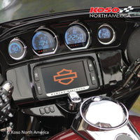 
              Koso North America - Digital Gauges - HD-03 | 4 pieces LCD kit (8 changeable colors) | for Harley-Davidson® 2014-2023
            