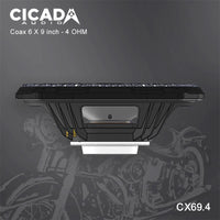 CICADA AUDIO CX69 COAXIAL SPEAKER 6X9" (2Ω AND 4Ω)