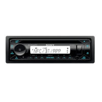 Sony - Head Unit - RADIO - MEXM72BT- Sony Marine CD Receiver w / BT / NFC / Dual USB, Pandora / SXM Ready