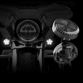 XKGLOW - FRONT MOTOTURNZ PRO SERIES LED TURN SIGNAL INSERTS FOR HARLEY DAVIDSON MOTORCYCLE