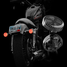 XKGLOW - REAR MOTOTURNZ PRO SERIES LED TURN SIGNAL INSERTS FOR HARLEY DAVIDSON MOTORCYCLE