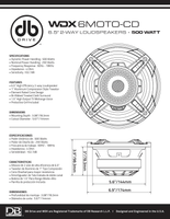 
              DB Drive - WDX6MOTO-CD
            