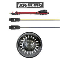 XKGLOW - 7" LED HEADLIGHT FOR MOTORCYCLE | XKCHROME SMARTPHONE APP