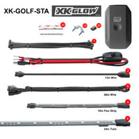 XKGLOW - LED GOLF CART ACCENT LIGHT KIT | XKCHROME SMARTPHONE APP