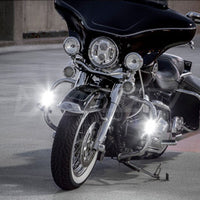XKGLOW - MOTORCYCLE LED HIGHWAY BAR LIGHTS WITH WHITE DRL AND AMBER TURN