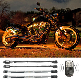 XKGLOW - MOTORCYCLE LED ACCENT LIGHT KIT | MULTI-COLOR WITH REMOTE KEY FOB