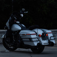 Advanblack - HYPER LED LIGHT WITH SEQUENTIAL AMBER TURN SIGNAL SADDLEBAGS LIGHTS