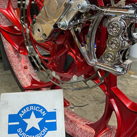 American suspension - Stoppie King™ Monoblock Radial Caliper Left Side for 18" Rotor -RAW