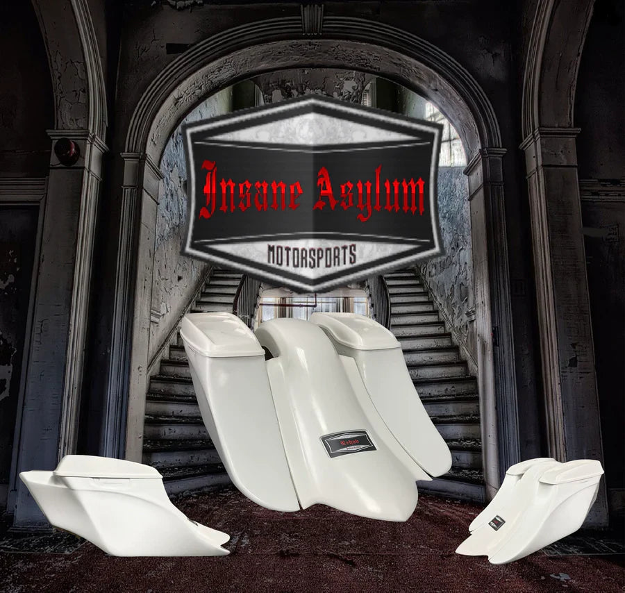 INSANE ASYLUM - REAR END SET - Rehab 2.5 Drop Rail Audio Bags