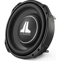 JL Audio 10TW3-D4 Shallow-mount 10" subwoofer with dual 4-ohm voice coils