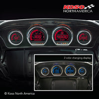 
              Koso North America - Digital Gauges - HD-03 | 4 pieces LCD kit (red & blue) | for Harley-Davidson®
            