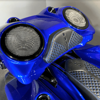 SPEED BY DESIGN - TOUR PACK LIDS - 2014 UP FUNKY8 TOUR PAK LID