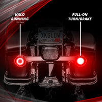 XKGLOW - MOTORCYCLE REAR LED TURN SIGNAL KIT 1157 1156 FOR HARLEY INDIAN