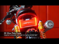 
              XKGLOW - MOTORCYCLE LED LICENSE PLATE FRAME WITH RUNNING TURN AND BRAKE
            