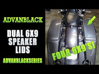 
              Advanblack - DUAL 6X9 SPEAKER LIDS COVER FOR 2014+ HARLEY DAVIDSON TOURING
            