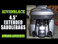 
              Advanblack - ADVANBLACK VIVID BLACK DUAL CUTOUT STRETCHED EXTENDED SADDLEBAG BOTTOMS FOR 2014+ HARLEY DAVIDSON TOURING
            