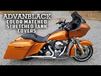 
              Advanblack -  CUSTOM TWO TONE STRETCHED TANK COVER FOR HARLEY '09-'23 STREET GLIDE & ROAD GLIDE & ROAD KING
            