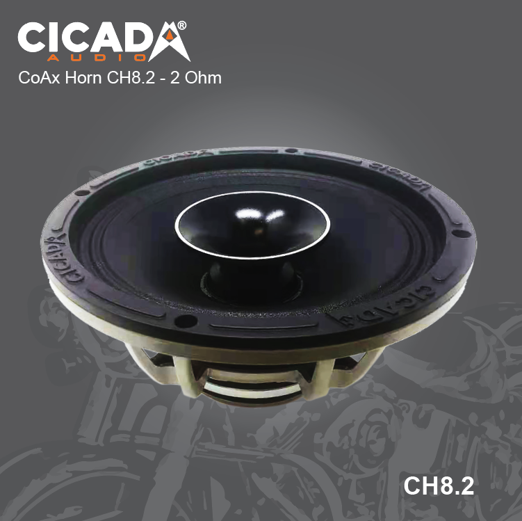 Cicada CH8.2 8″ COAX HORN – 2 OHM