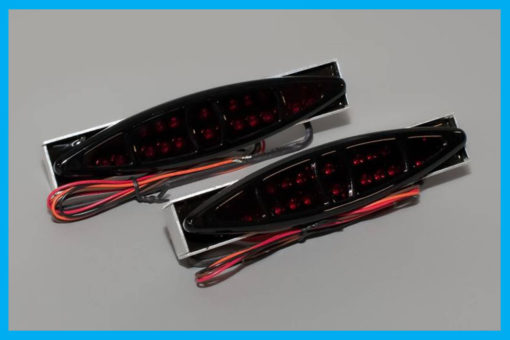 DIRTYBIRD CONCEPTS - TAIL LIGHTS - Harley – Cat Eye LED Tail Lights