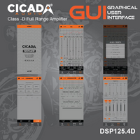 Cicada DSP600.4D 150W X 4 AMPLIFIER