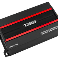 DS18 CANDY-X4B Compact Full-Range Class D 4-Channel Car Amplifier 1600 Watts Max