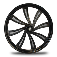 Metalsport Wheels - 2D Wheel - Twist, Black w/ 2nd Cut