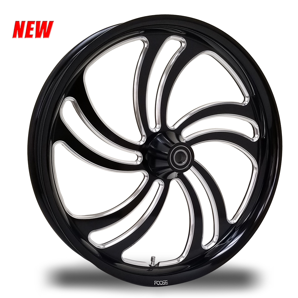 Metalsport Wheels - 2D Wheel - Twizz, Black with 2nd Cut