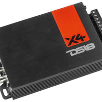 DS18 X4 Ultra Compact Class D 4-Channel Car Amplifier 1400 Watts Max